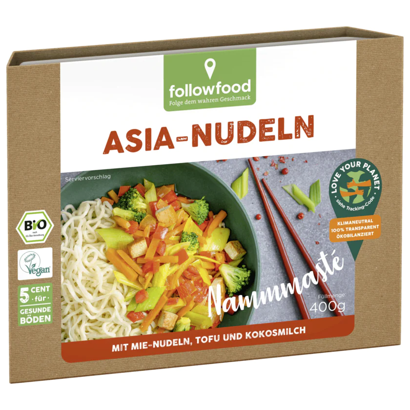 Followfood Bio Asia-Nudeln Vegan 400g - 4250073457782