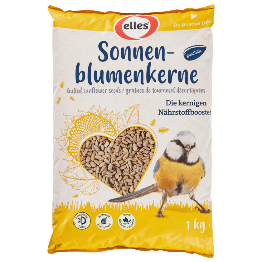 Elles Sonnenblumenkerne Geschält 1kg - 4251871671646