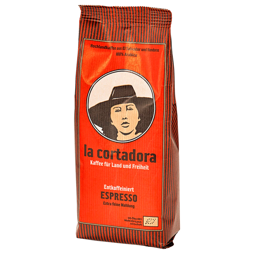 La Cortadora Bio Espresso entkoffeiniert gemahlen 200g - 4260025681752