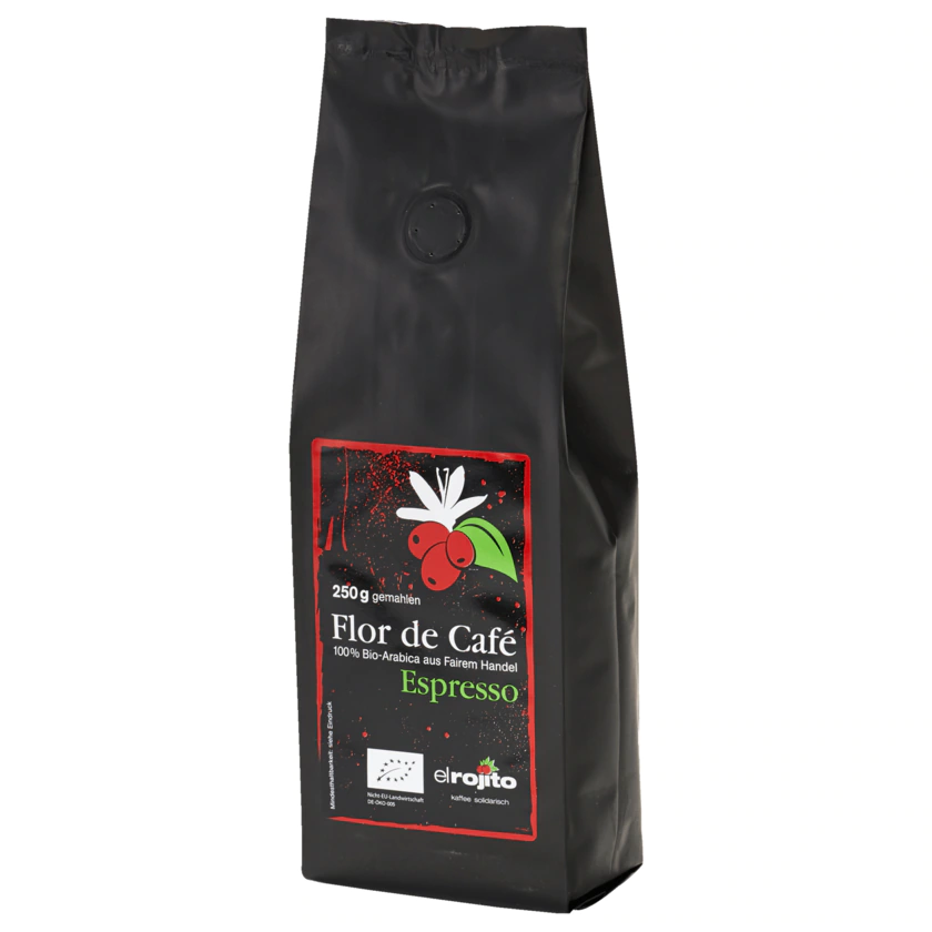 El Rojito Flor de Café Bio Espresso gemahlen 250g - 4260025681950