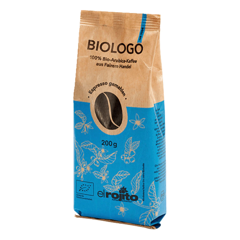 El Rojito Biologo Bio Espresso gemahlen 200g - 4260025685101