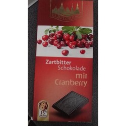 Zartbitterschokolade - Cranberry - 4260030890316