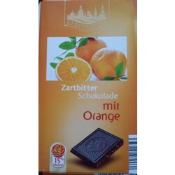 Zartbitterschokolade - Orange - 4260030890323