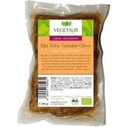 Vegetalis Bio Tofu Tomate-Olive - 4260031660031