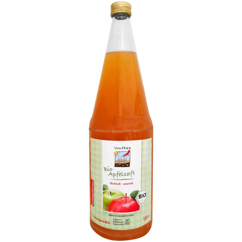 Von Hier Bio-Apfelsaft 1l - 4260080960304