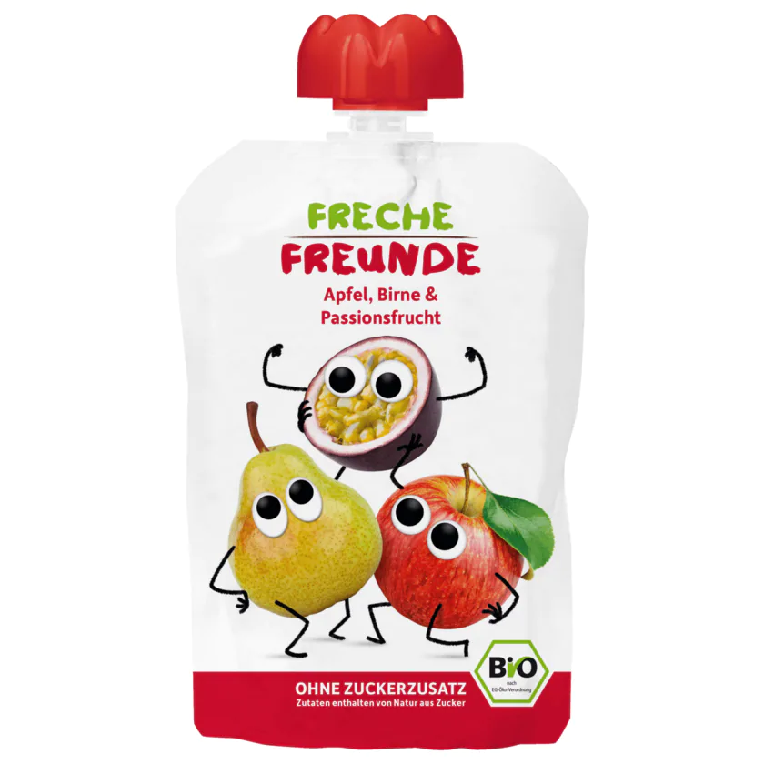 Freche Freunde Quetschmus Apf Birne Passion 200 ML - 4260249143647