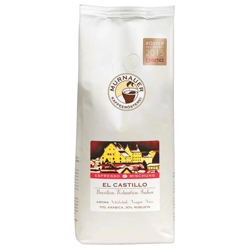 Murnauer Kaffeerösterei Espresso El Castillo gemahlen 250g - 4260258374643