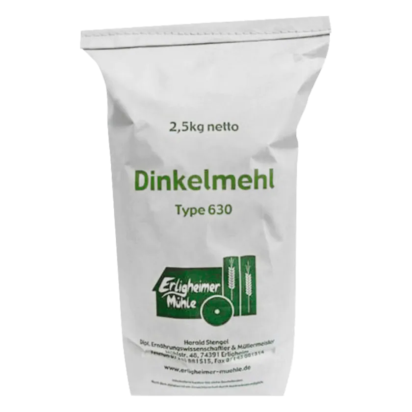 Erlingheimer Dinkelmehl 630 2,5kg - 4260262810090