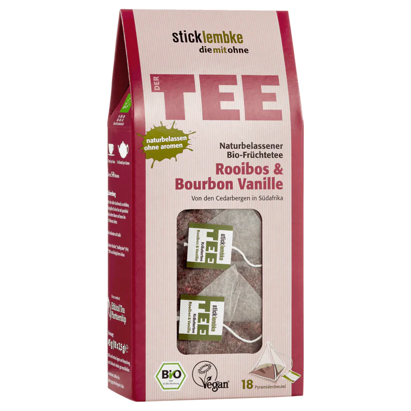 Stick & Lembke Tee Bio Rooibos-Vanille 45g - 4260284480172