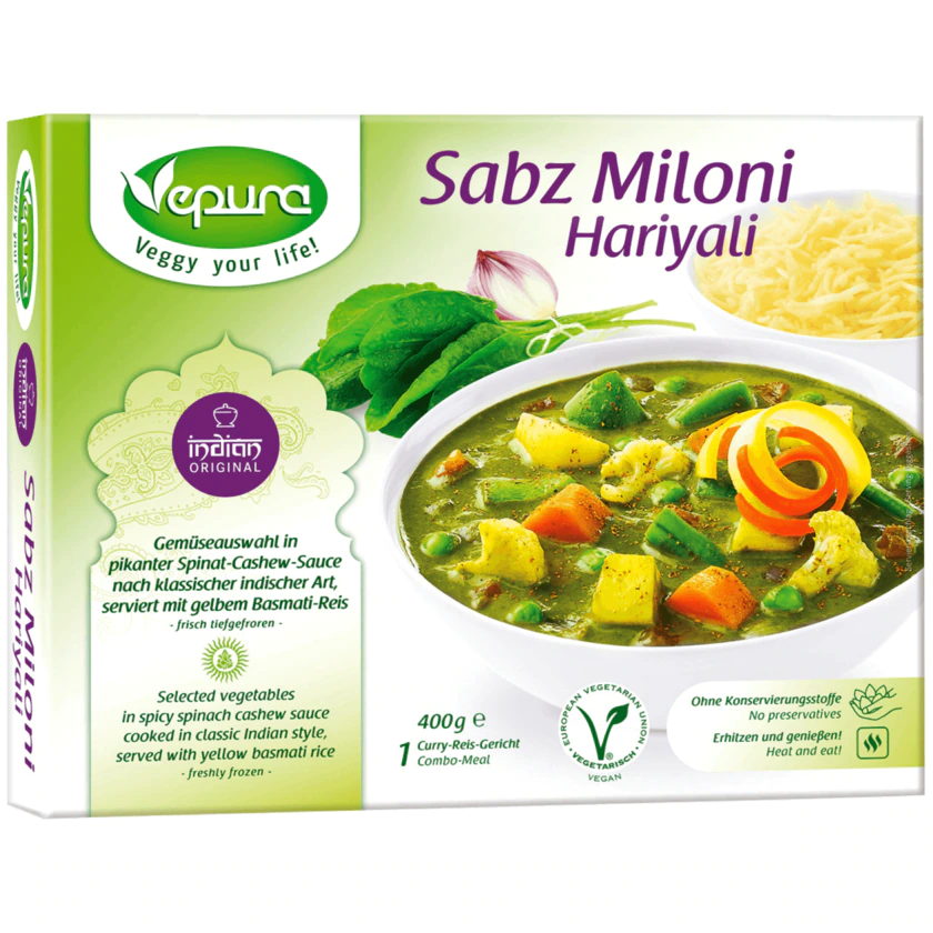 Vepura Sabz Miloni Hariyali 400g - 4260357270174