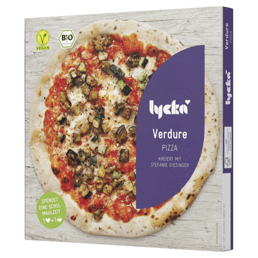 Lycka Bio Pizza Verdure vegan 310g - 4260376842635