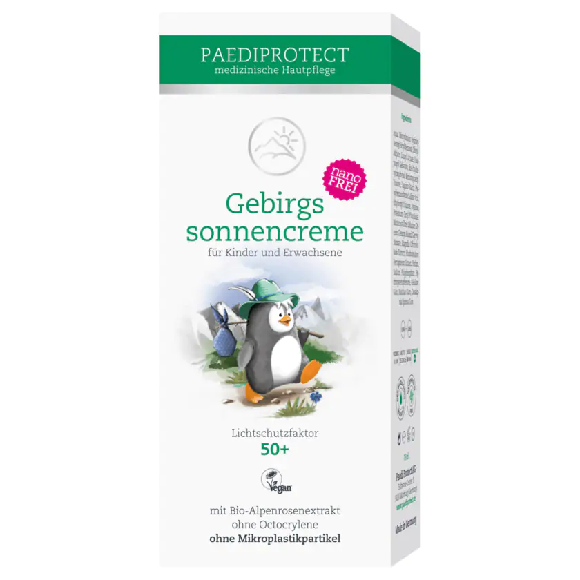 Paediprotect Gebirgssonnencreme LSF 50+, 75ml - 4260401410495