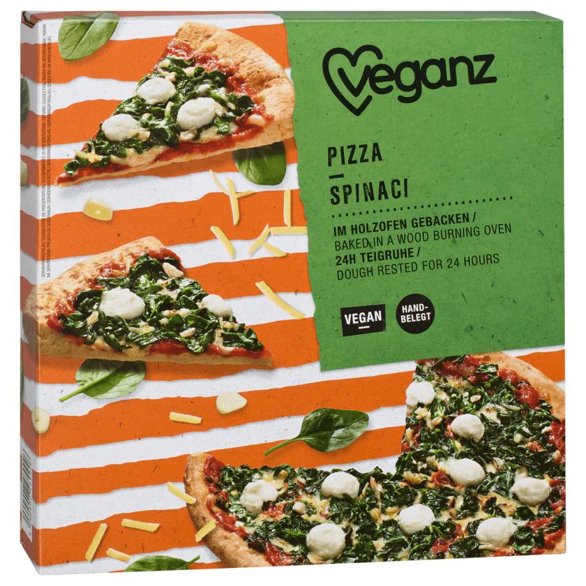 Veganz Pizza Spinaci vegan 360g - 4260402489926