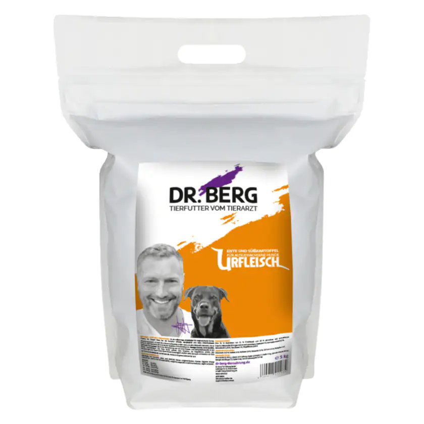 Dr. Berg Urfleisch Ente Süsskartoffeln 5kg - 4260412420285