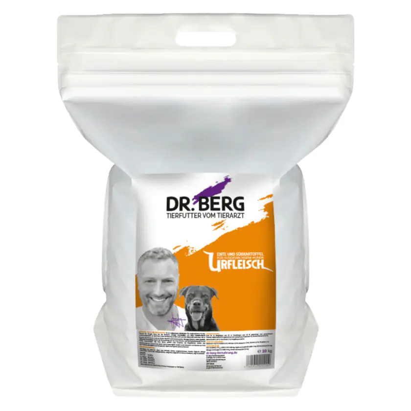 Dr. Berg Urfleisch Ente Süßkartoffeln 10kg - 4260412420292