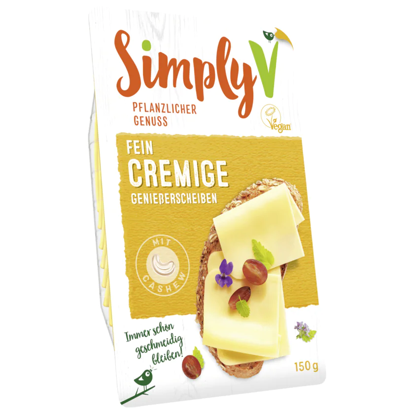 Simply V Cremige Genießerscheiben vegan 150g - 4260444960995