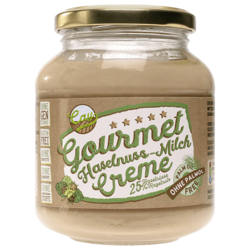 Cay Gourmet Haselnuss-Milch-Creme 330 g - 4260462119948