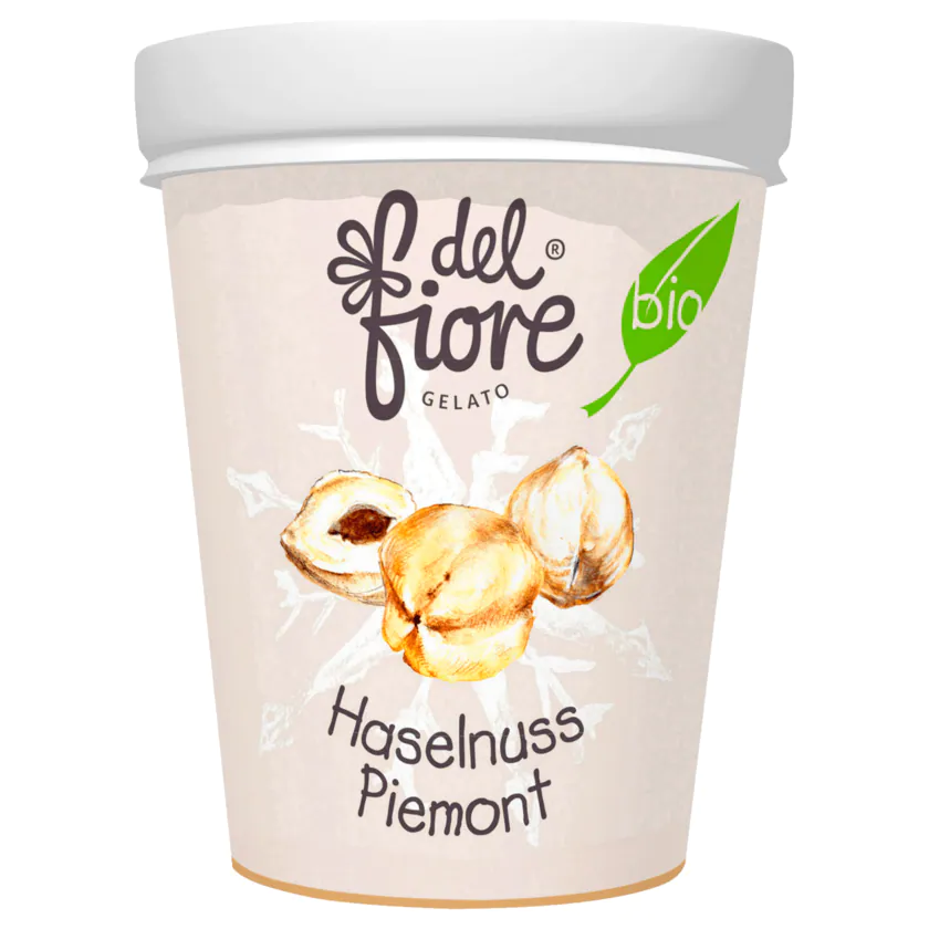 Del Fiore Gelato Bio Haselnuss Piemont 500ml - 4260506610134