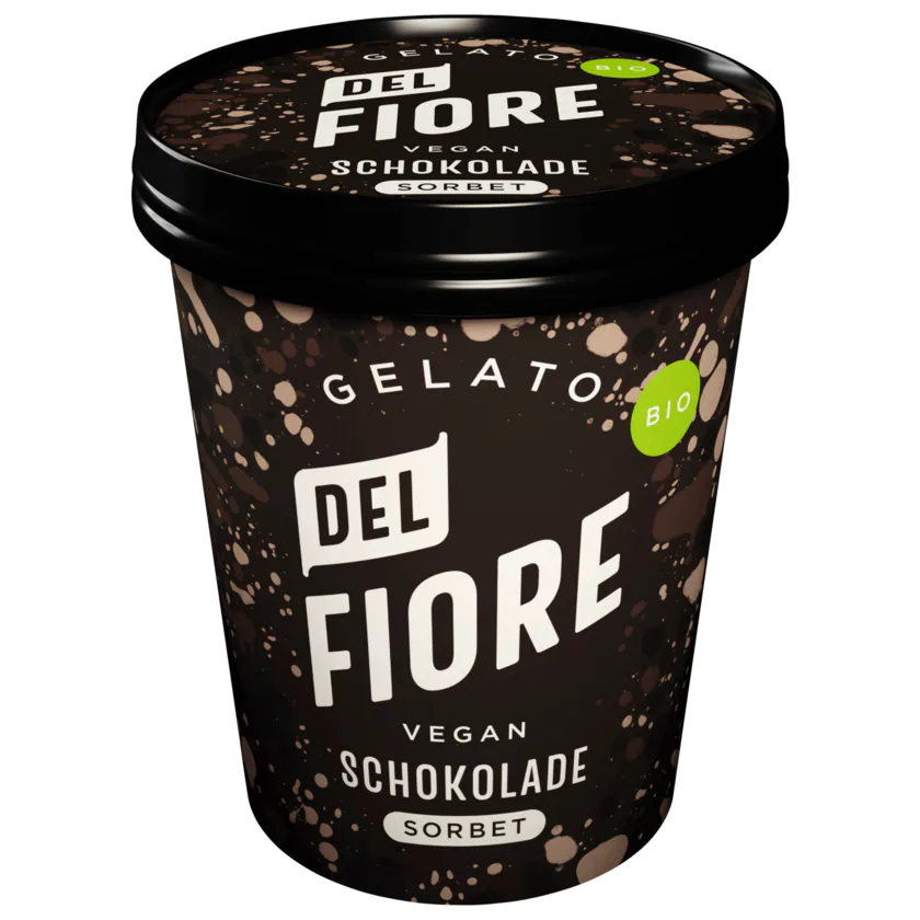 Del Fiore Gelato Bio Schokolade Sorbet 500ml - 4260506610172