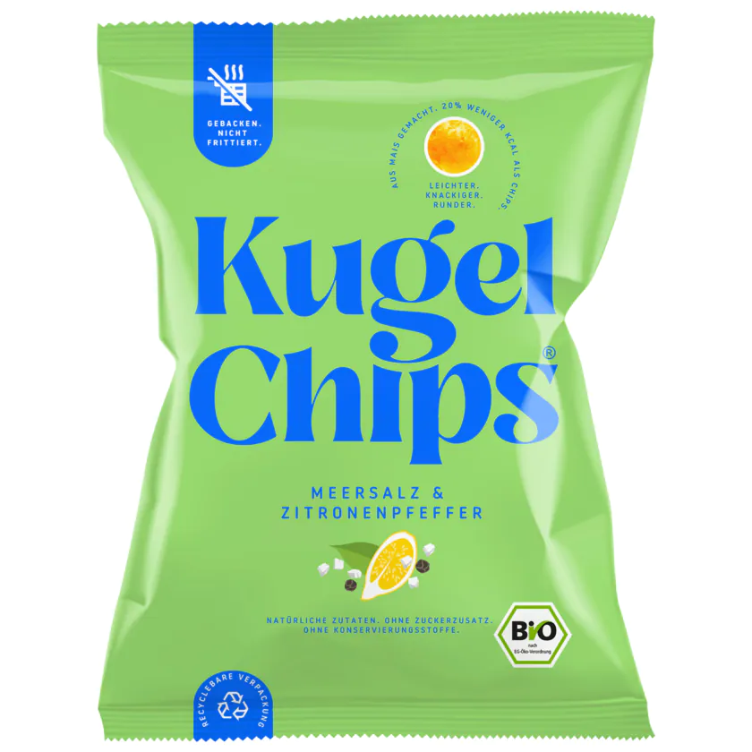 Wildcorn Bio Kugelchips Meersalz 80g - 4260509930628