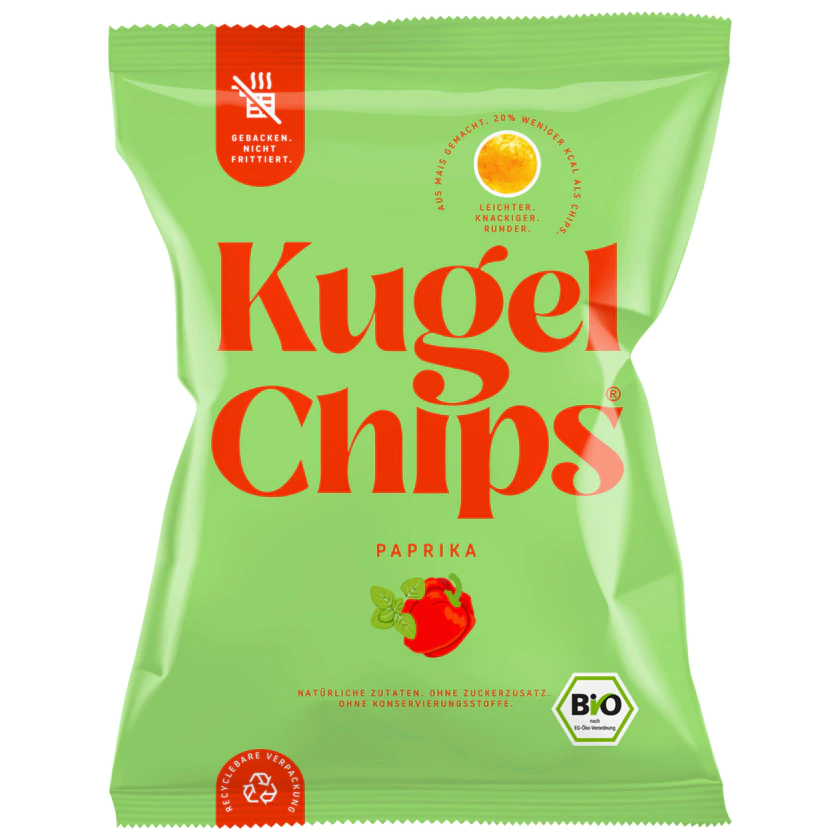 Wildcorn Bio Kugelchips Paprika 80g - 4260509931410