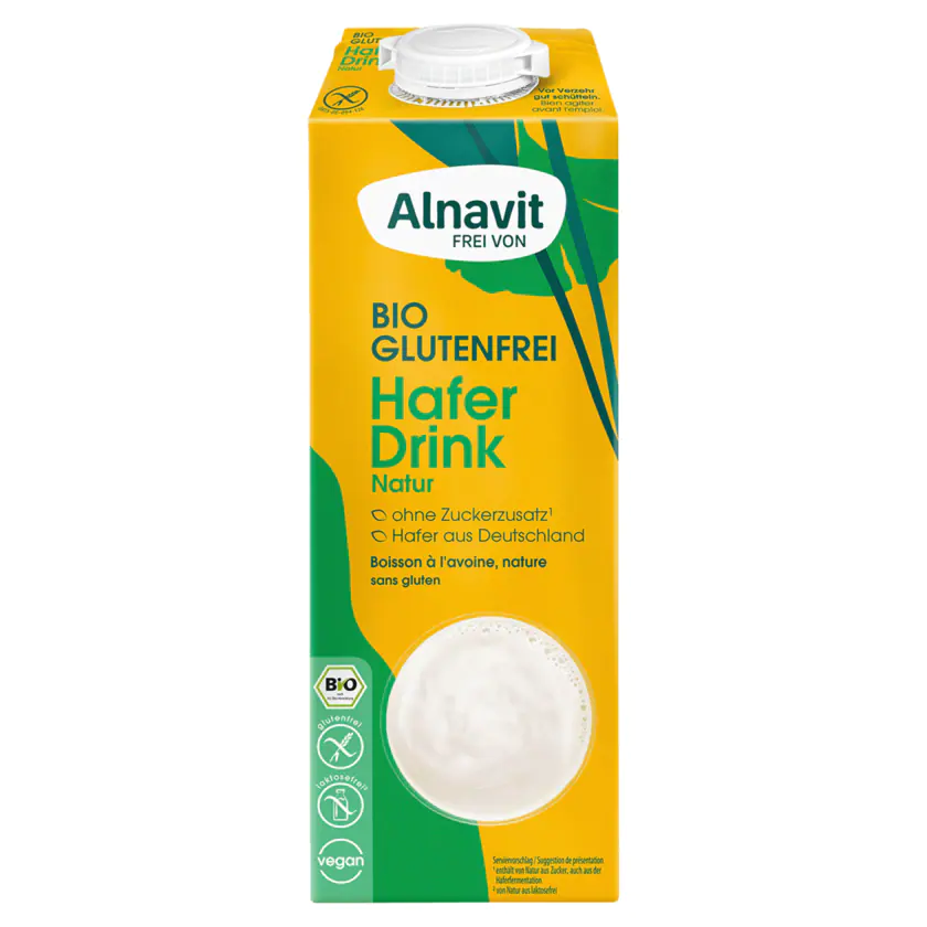 Alnavit Bio Hafer Drink vegan 1l - 4260546672192