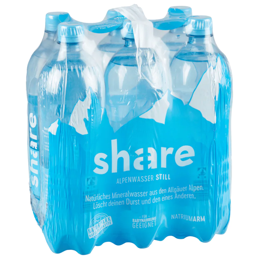 share Mineralwasser Still 6x1l - 4260556670317