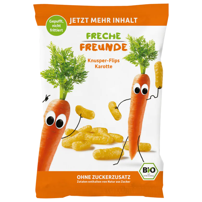 Freche Freunde Knusper-Flips Bio Karotte 30g - 4260618523070