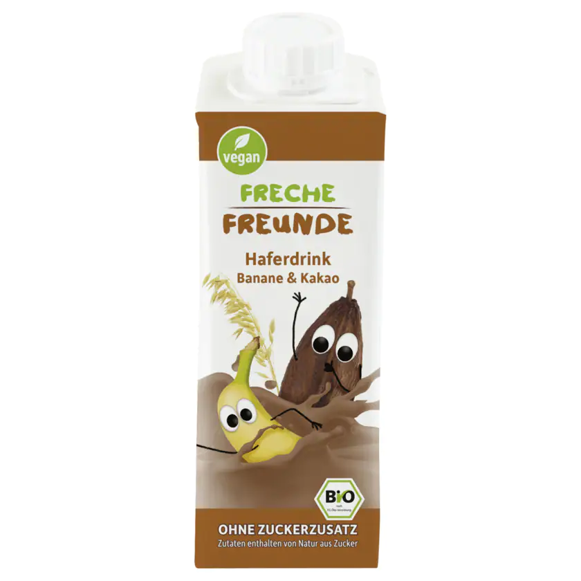 Freche Freunde Bio Haferdrink Banane & Kakao vegan 250ml - 4260618523377