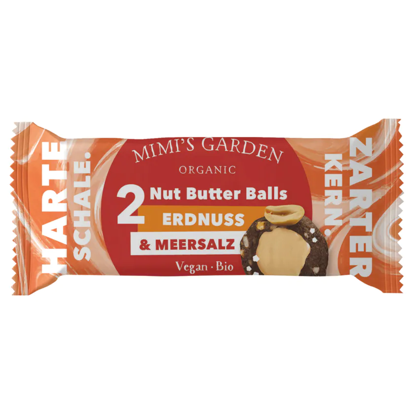 Mimi's Garden Bio Nut Butter Balls Erdnuss vegan 40g - 4260655551555