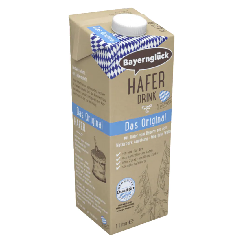 Bayernglück Haferdrink Das Original 1l - 4260687590010