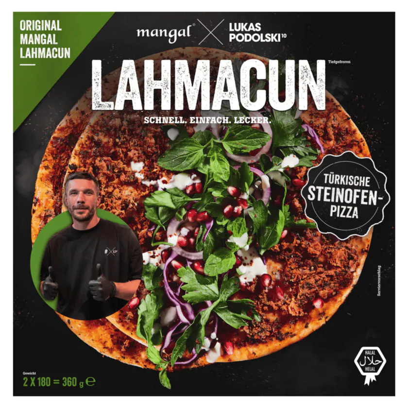 Mangal Lukas Podolski Lahmacun 2x180g - 4260744660014