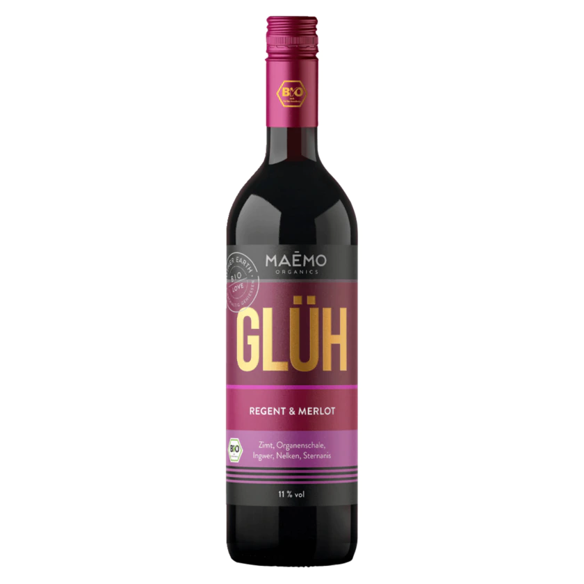 Maēmo Organics Bio Glüh Regent & Merlot 0,75l - 4270000193293