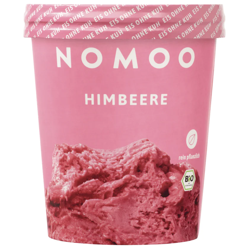 NOMOO Bio Eis Himbeere vegan 500ml - 4280001899100