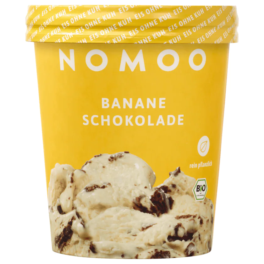 NOMOO Bio Eis Banane Schokolade vegan 500ml - 4280001899605