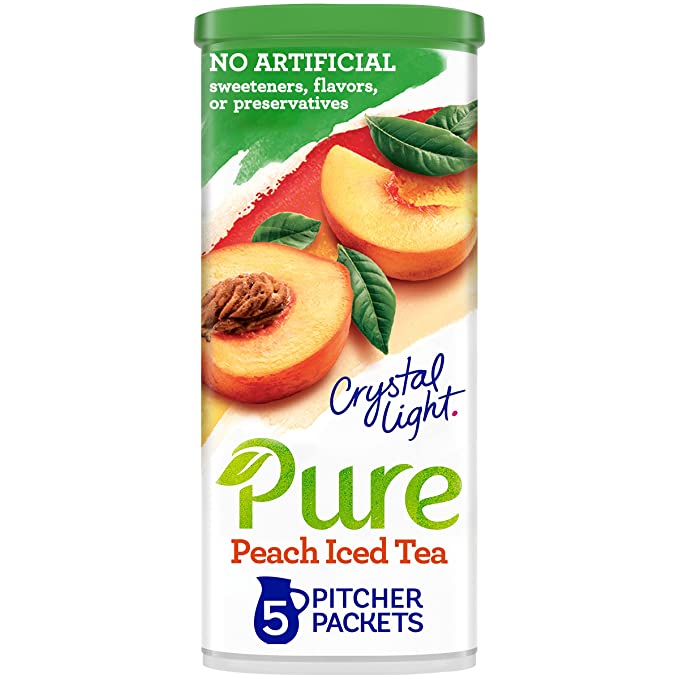 Peach Iced Tea Naturally Sweetened Drink Mix, Peach - 043000071106