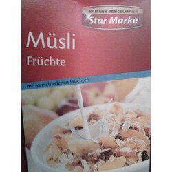 Star Marke - Müsli Früchte - 4305399013355