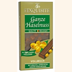 Das Exquisite - Ganze Haselnuss Vollmilch Schokolade - 4305615151601