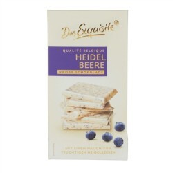 Das Exquisite - Qualitè Belgique Heidelbeere Weisse Schokolade - 4305615235608