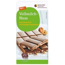 tegut... Vollmilch-Nuss - 4305720058949