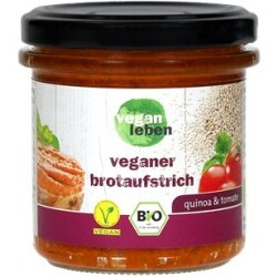 Vegan Leben Bio Aufstrich Quinoa & Tomate, 140 g - 4306205170927