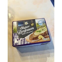 Allgäuer Bergbauern Butter mild gesäuert - 4311501473535