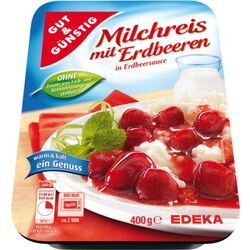Gut & Günstig - Milchreis mit Erdbeeren - 4311596419111