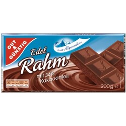 Gut & Günstig - Edel-Alpenrahm-Schokolade - 4311596468577