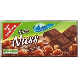 Gut&Günstig Edel Nuss Schokolade - 4311596468638