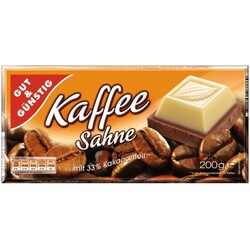 Gut&Günstig Schokolade Kaffee-Sahne - 4311596468669