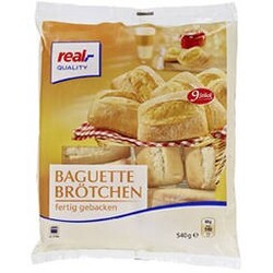 real,- Quality Baguette Brötchen fertig gebacken - 4334011056272