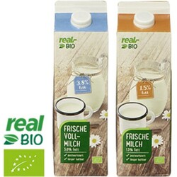 real BIO Frische Milch 1,5% Fett Pasteurisiert Länger Haltbar - 4334011187365