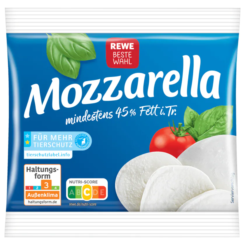 REWE Beste Wahl Mozzarella 125g - 4337256000383