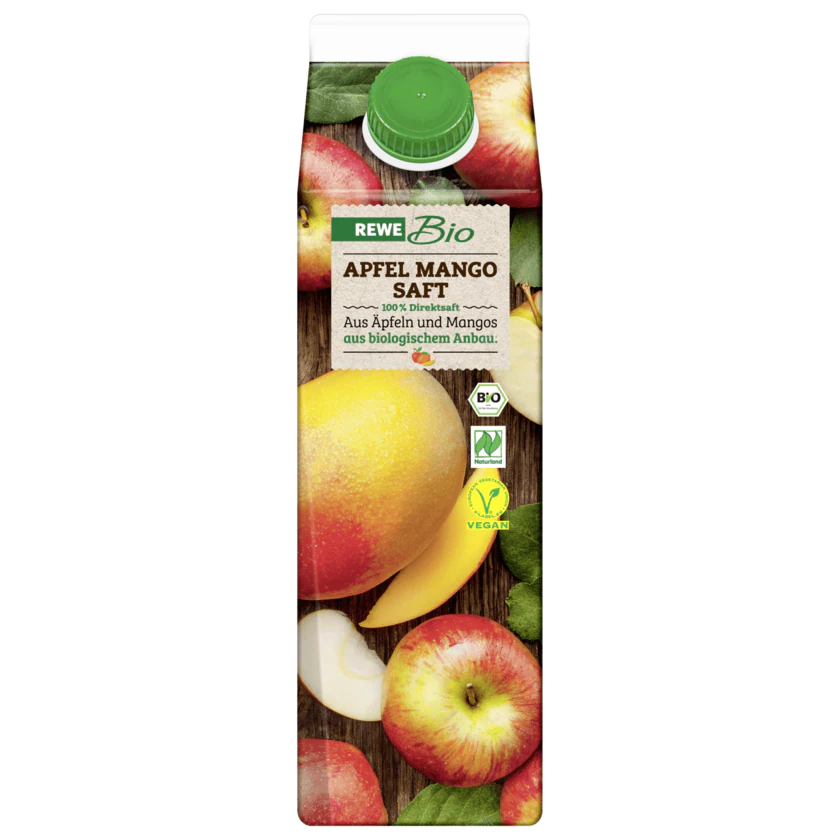 REWE Bio Apfel-Mango Saft 1l - 4337256009195